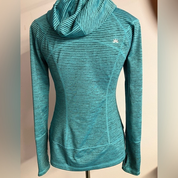 Lukka Women’s Hoodie, S, Blue/Neon Pink/Black Stripes, Activewear - Picture 2 of 7